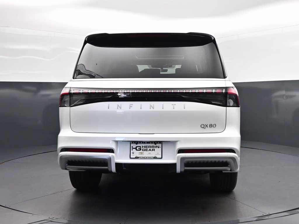 2026 White INFINITI QX80 LUXE RWD SUV