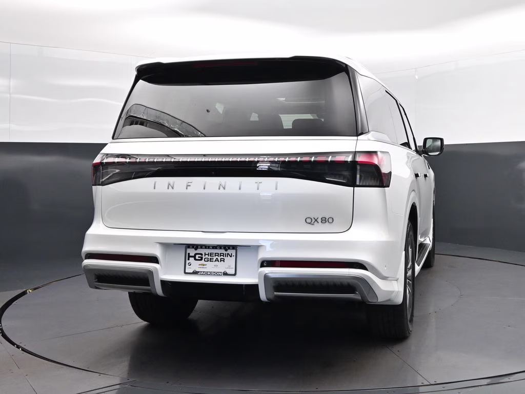 2026 White INFINITI QX80 LUXE RWD SUV