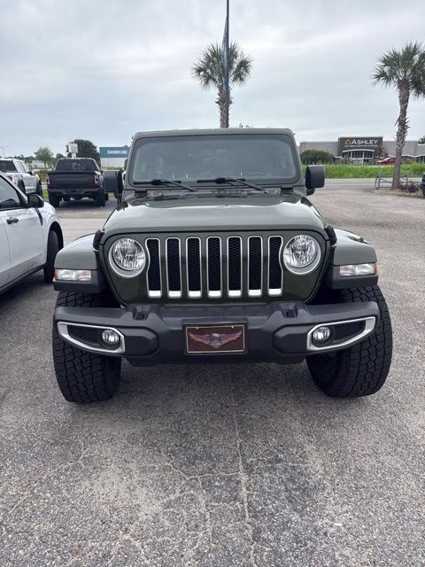 2022 Sarge Green Clearcoat Jeep Wrangler Unlimited Sahara 4X4 SUV