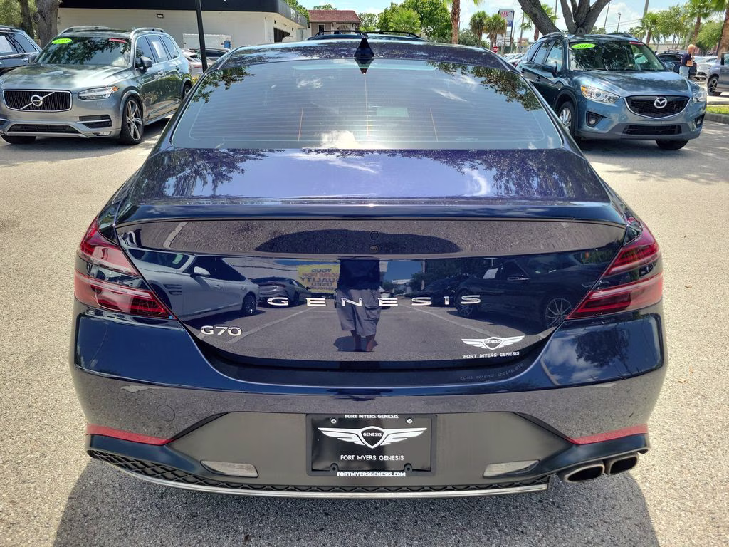 2023 Capri Blue Genesis G70 2.0T Sport Prestige RWD Sedan