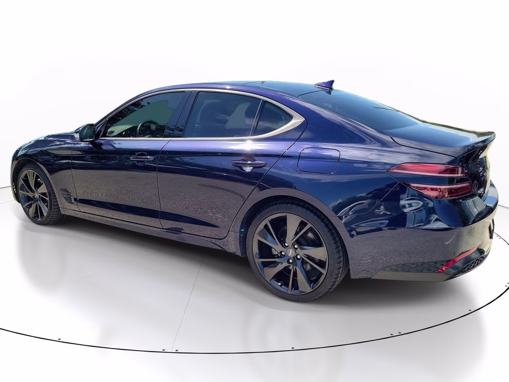 2023 Capri Blue Genesis G70 2.0T Sport Prestige RWD Sedan