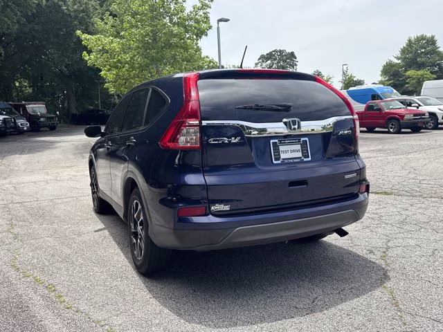 2016 Blue Honda CR-V SE AWD SUV