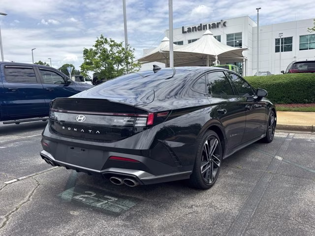 2024 Onyx Black Hyundai Sonata N Line FWD Sedan