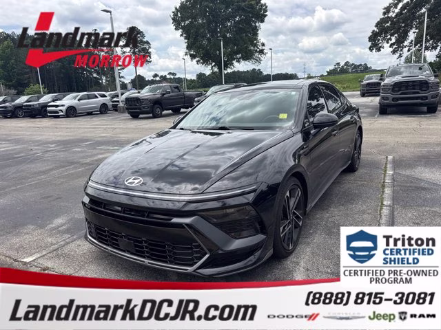 2024 Onyx Black Hyundai Sonata N Line FWD Sedan