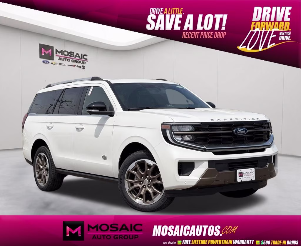 2026 Star White Metallic Tri-Coat Ford Expedition King Ranch 4X4 SUV