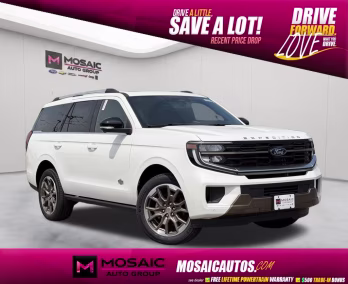 2026 Star White Metallic Tri-Coat Ford Expedition King Ranch 4X4 SUV