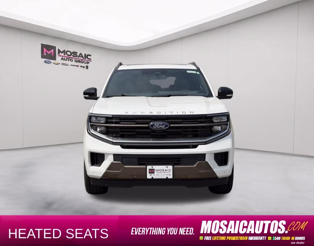2026 Star White Metallic Tri-Coat Ford Expedition King Ranch 4X4 SUV