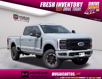 2026 Glacier Gray Metallic TriCoat Ford Super Duty F-350 SRW Platinum 4X4 Truck