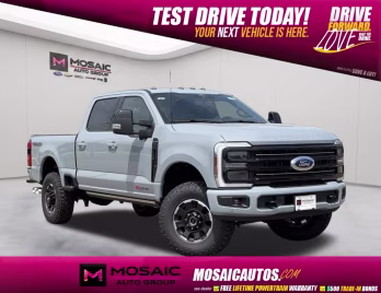 2026 Glacier Gray Metallic TriCoat Ford Super Duty F-350 SRW Platinum 4X4 Truck