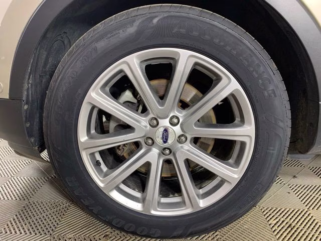 2017 White Gold Metallic Ford Explorer Limited 4X4 SUV