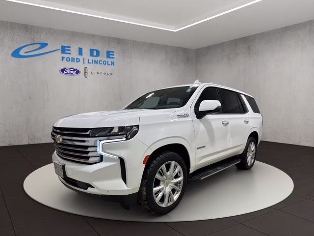 2021 Summit White Chevrolet Tahoe High Country 4X4 SUV