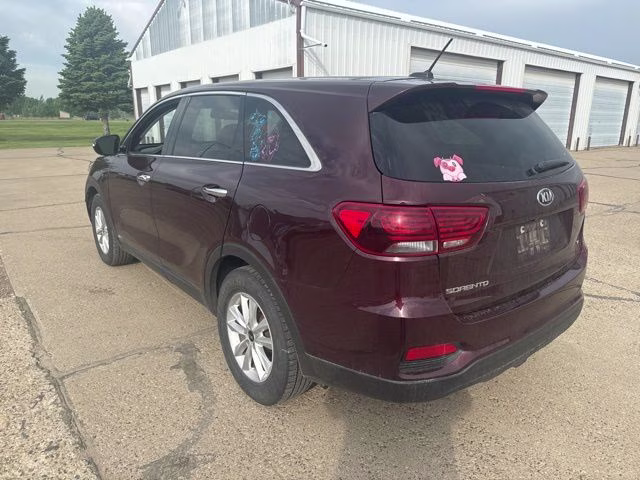 2019 Maroon Kia Sorento LX AWD SUV