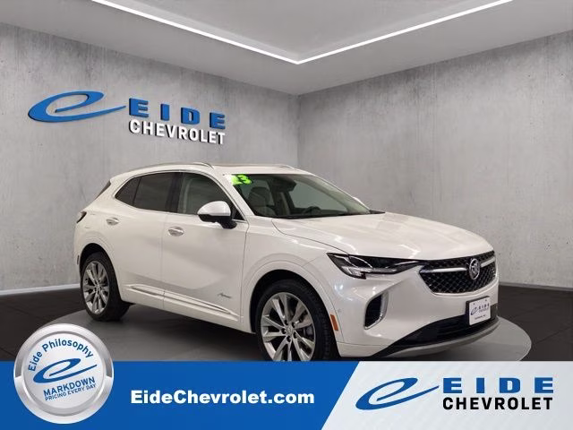 2023 White Frost Tricoat Buick Envision Avenir AWD SUV