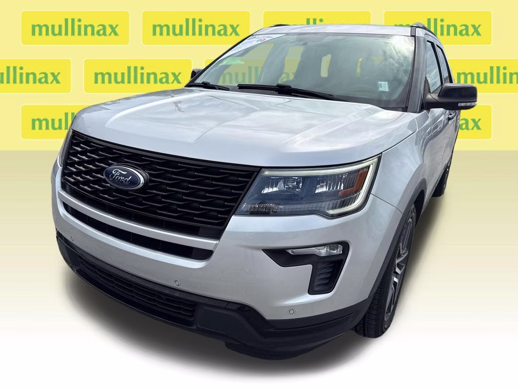 2018 Ingot Silver Metallic Ford Explorer Sport 4X4 SUV
