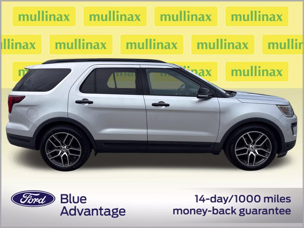 2018 Ingot Silver Metallic Ford Explorer Sport 4X4 SUV