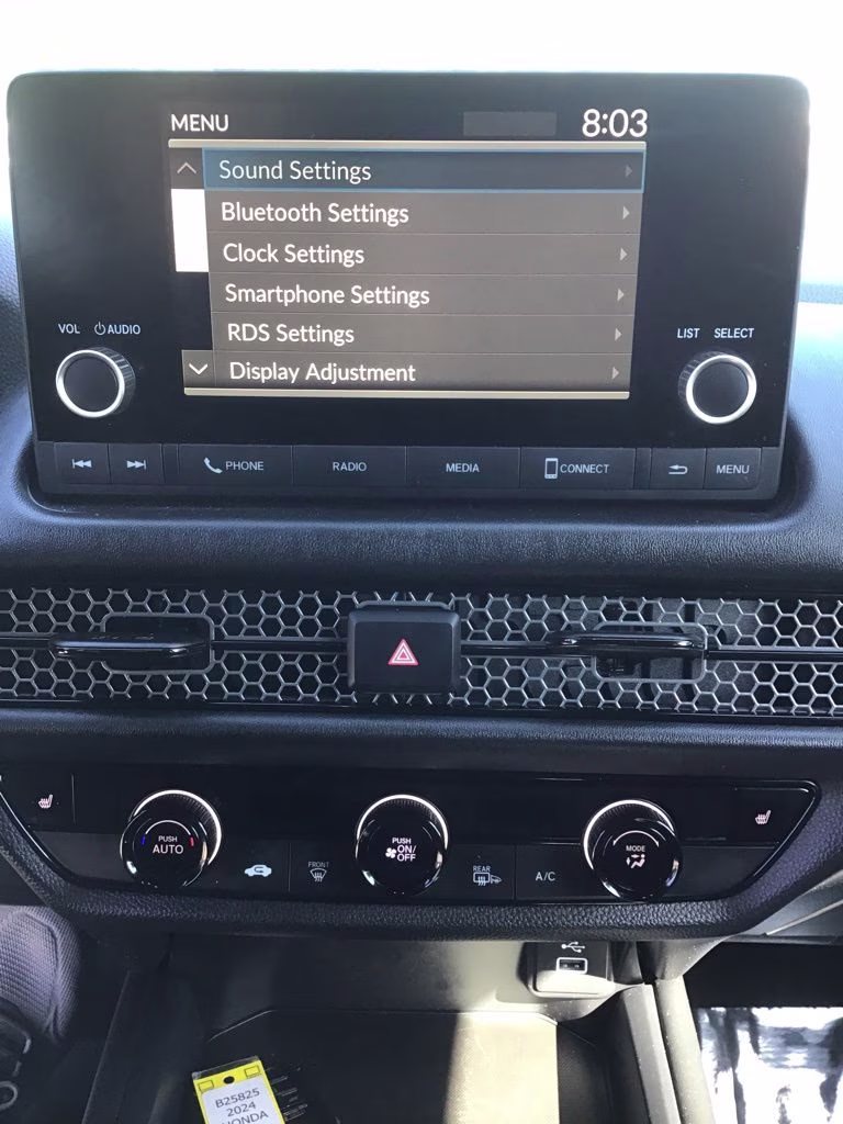 2024 Black Honda HR-V Sport AWD SUV