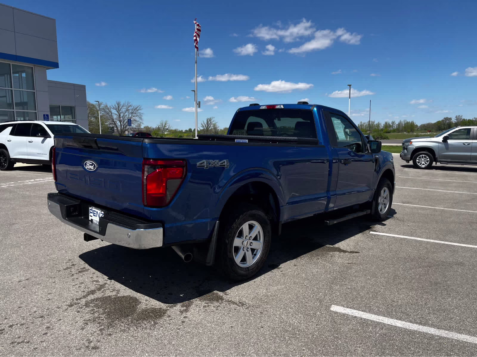 2025 Atlas Blue Ford F-150 XL 4X4 Truck