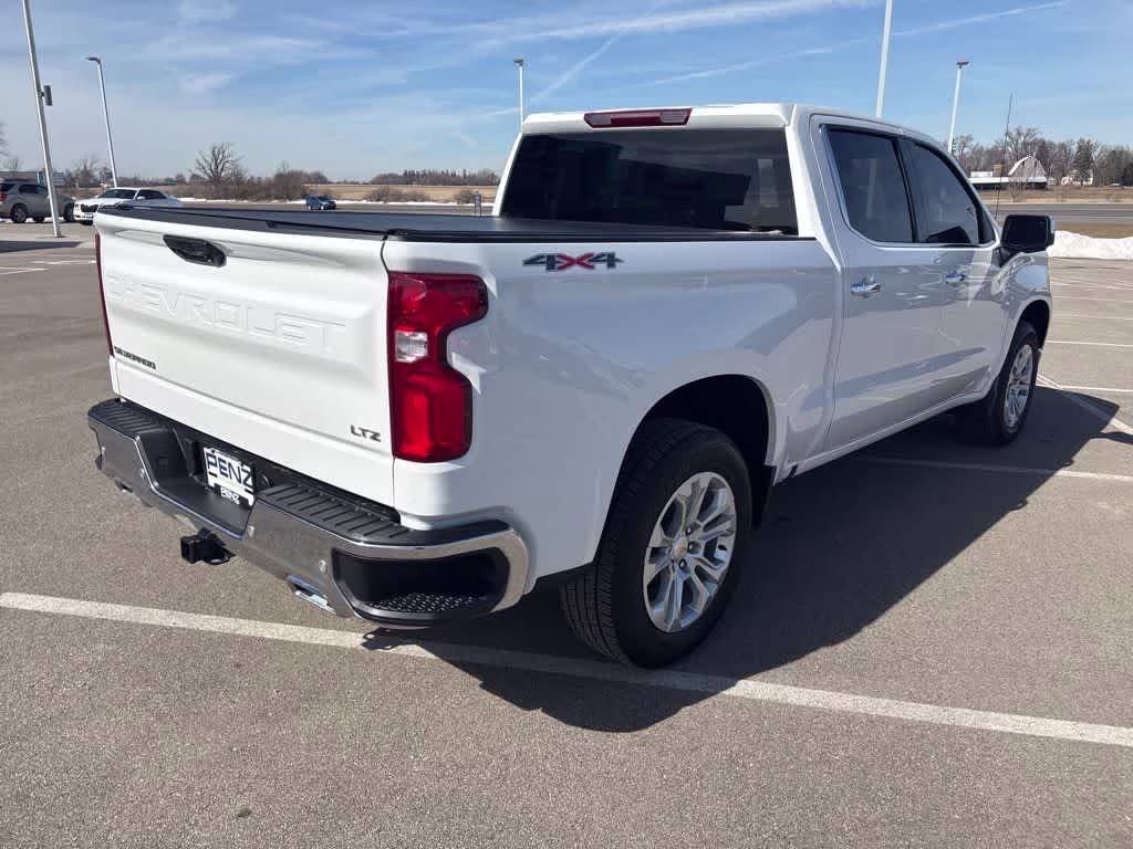 2025 Summit White Chevrolet Silverado 1500 LTZ 4X4 Truck