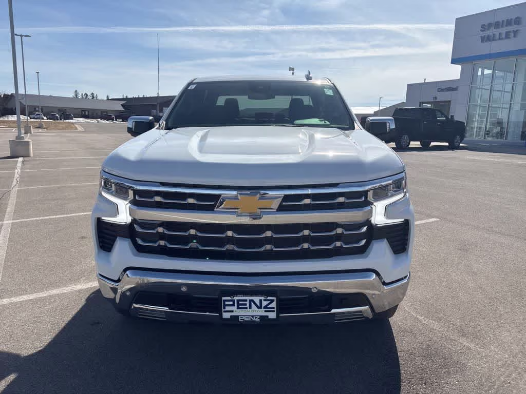 2025 Summit White Chevrolet Silverado 1500 LTZ 4X4 Truck