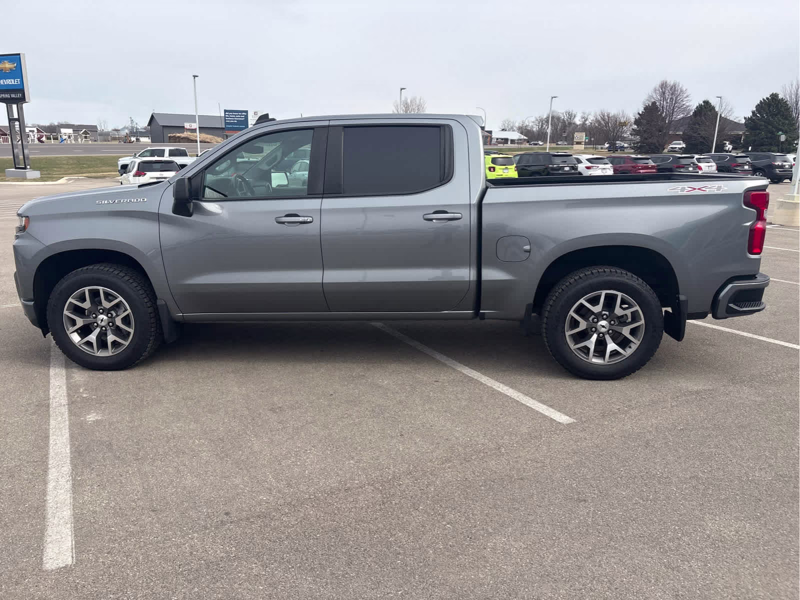 2020 Satin Steel Metallic Chevrolet Silverado 1500 RST 4X4 Truck