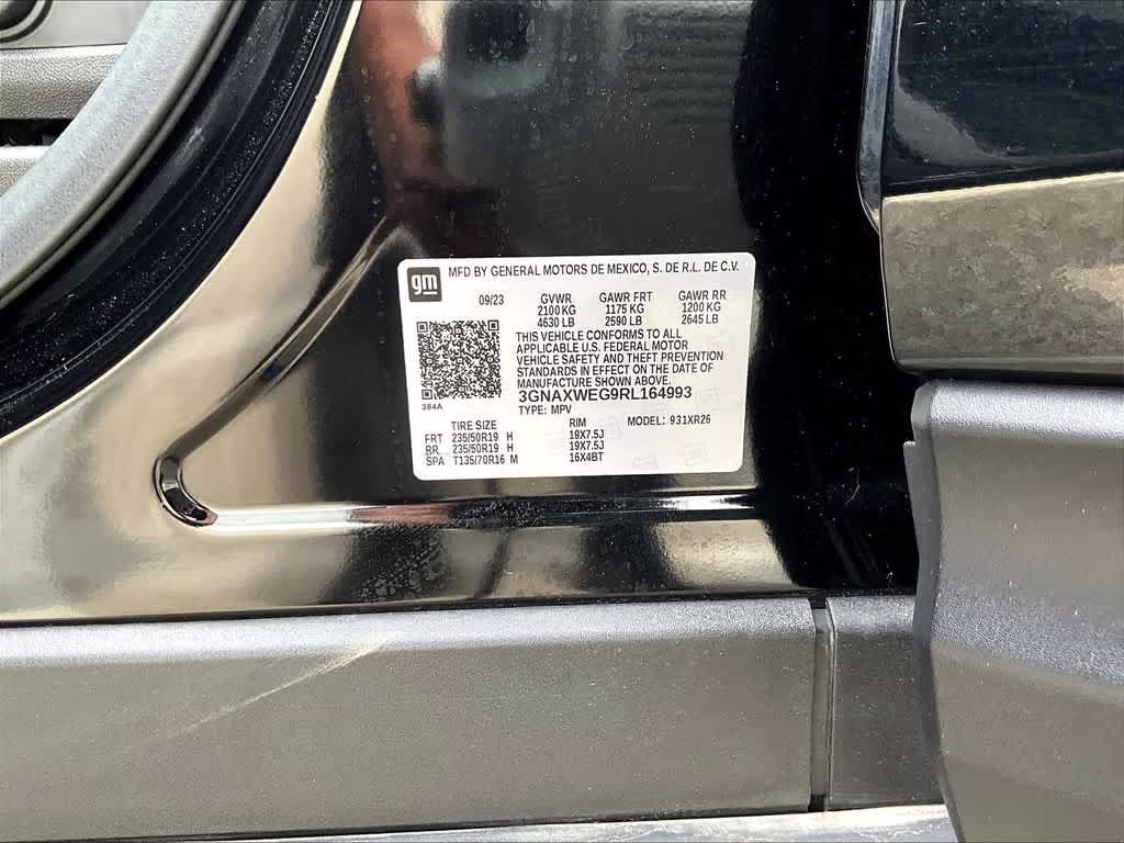 2024 Mosaic Black Metallic Chevrolet Equinox RS AWD SUV