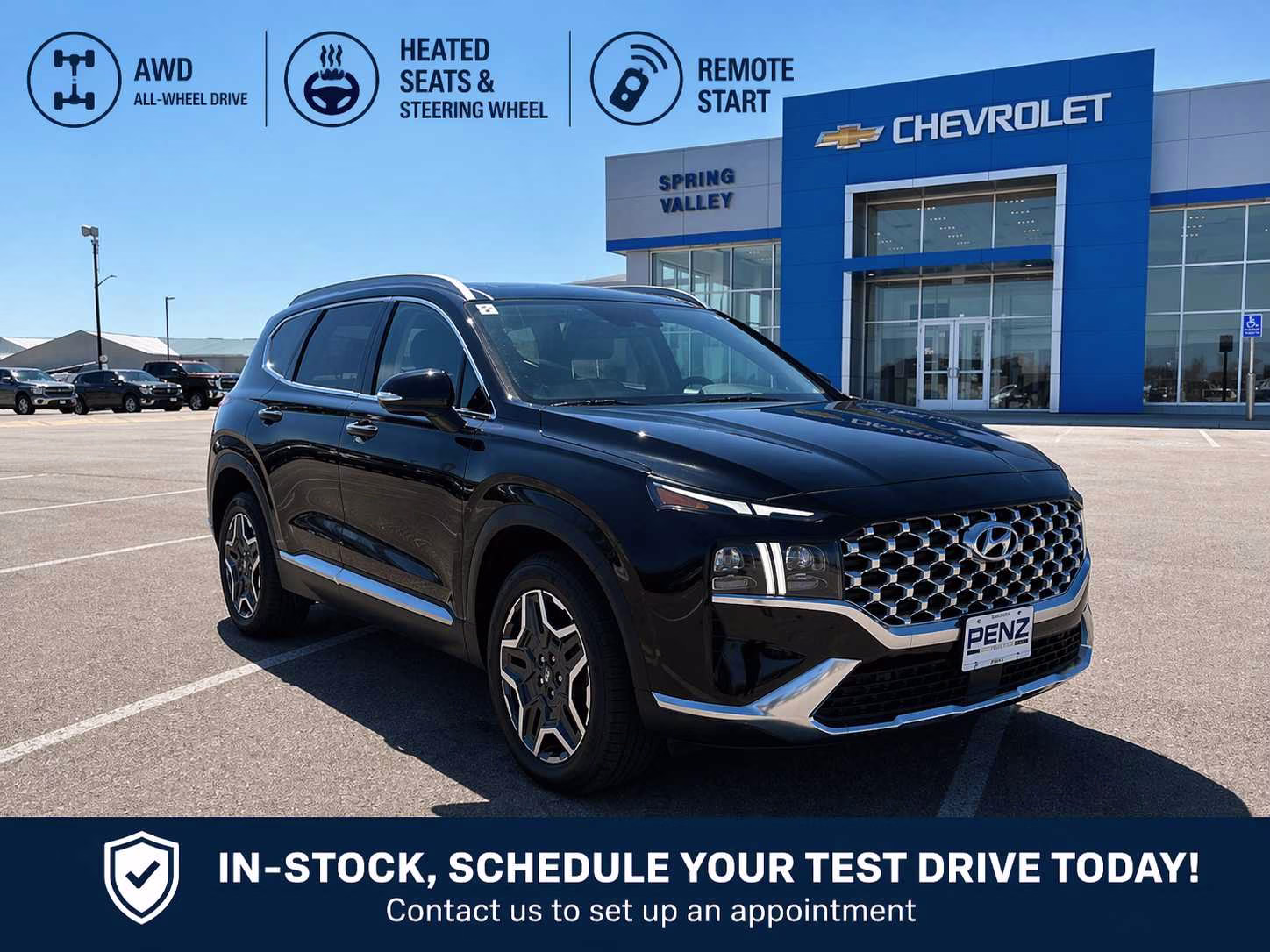 2023 Twilight Black Hyundai Santa Fe Limited AWD SUV