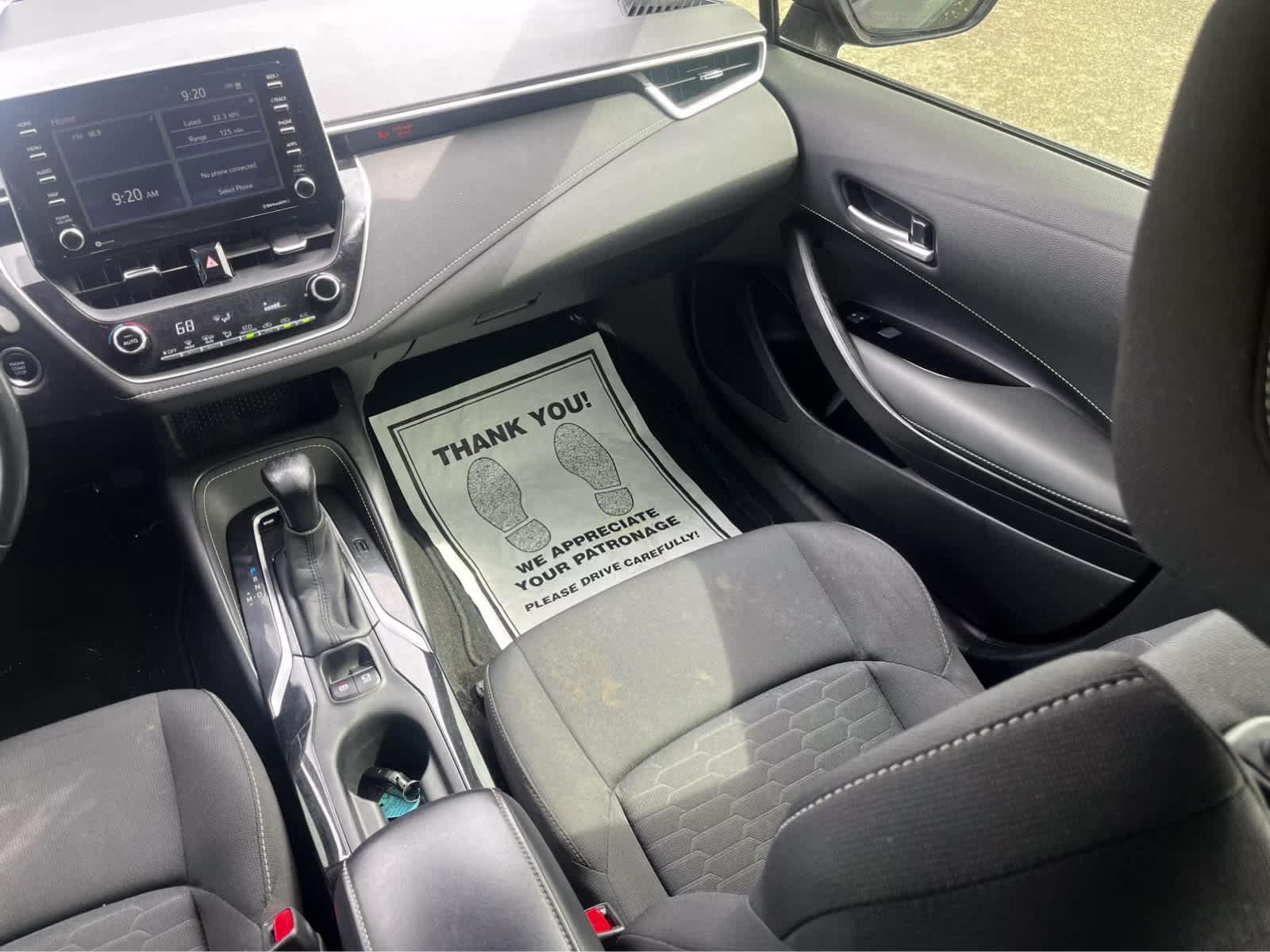 2021 Midnight Black Metallic Toyota Corolla Hatchback SE FWD Sedan