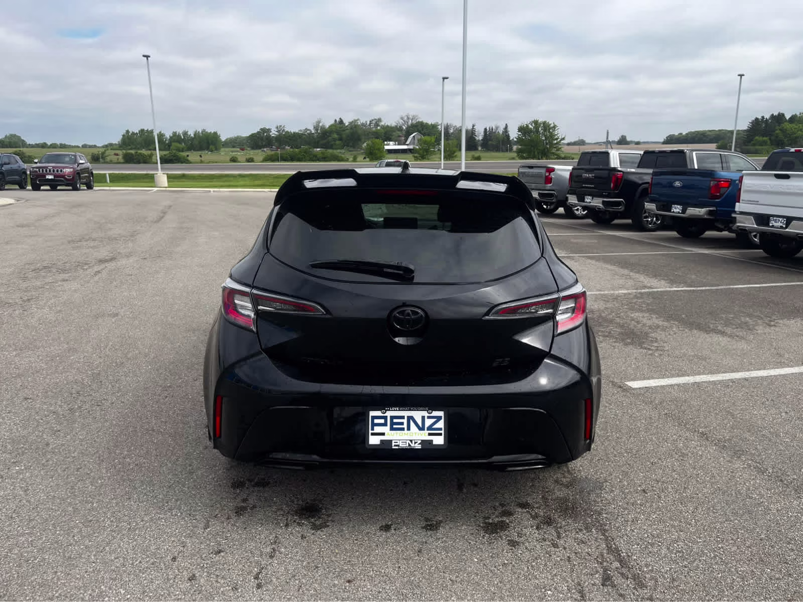 2021 Midnight Black Metallic Toyota Corolla Hatchback SE FWD Sedan