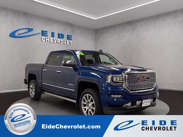 2016 Stone Blue Metallic GMC Sierra 1500 Denali 4X4 Truck