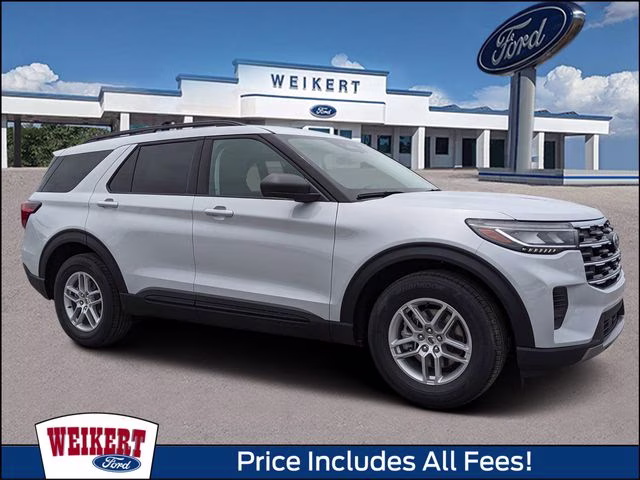 2026 Space White Metallic Ford Explorer Active RWD SUV