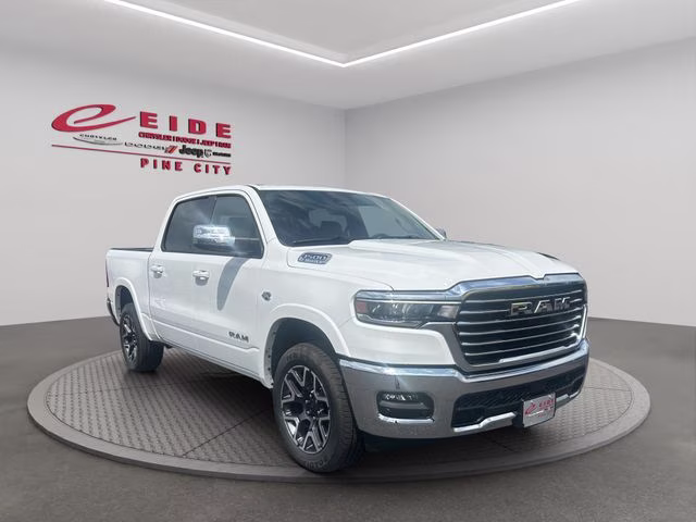 2026 Bright White Clearcoat Ram 1500 Laramie 4X4 Truck