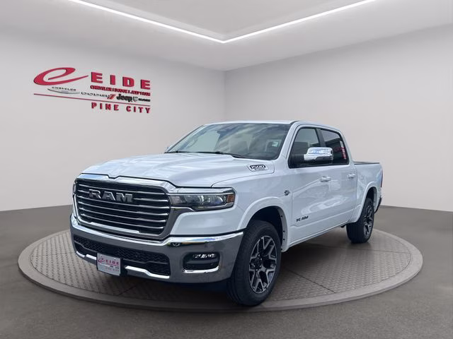 2026 Bright White Clearcoat Ram 1500 Laramie 4X4 Truck