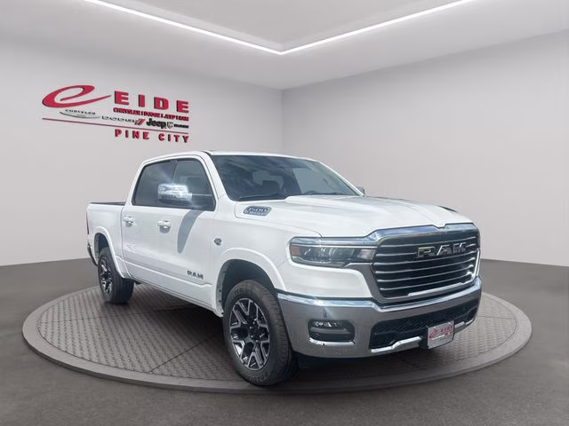 2026 Bright White Clearcoat Ram 1500 Laramie 4X4 Truck