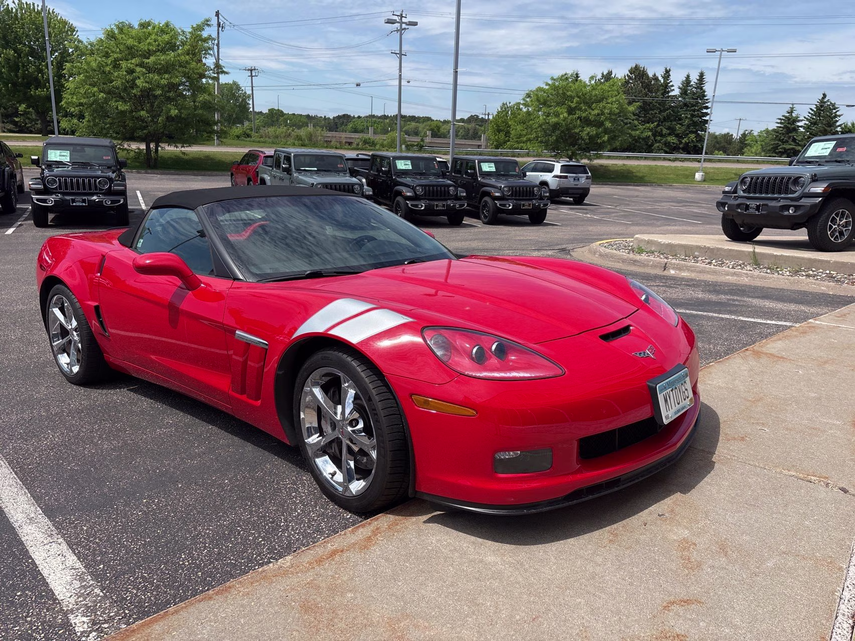 2010 Torch Red Chevrolet Corvette Grand Sport RWD Convertible