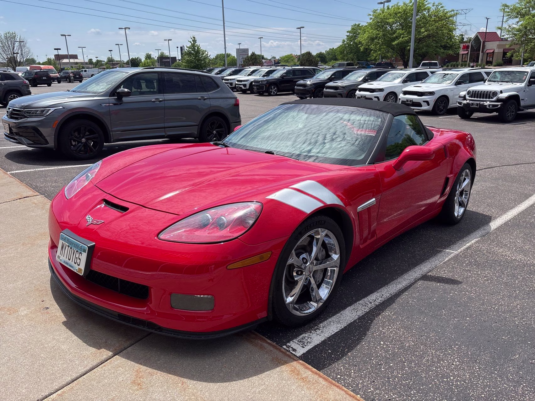 2010 Torch Red Chevrolet Corvette Grand Sport RWD Convertible
