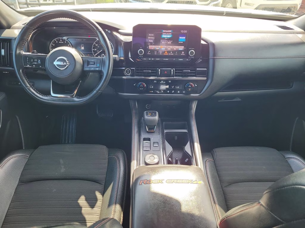 2023 Pearl White Tricoat/Super Black Nissan Pathfinder Rock Creek 4X4 SUV
