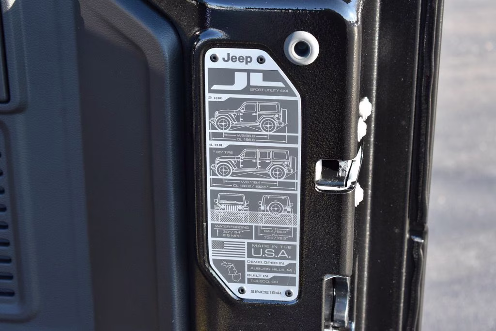 2026 black clearcoat Jeep Wrangler Willys 4X4 SUV