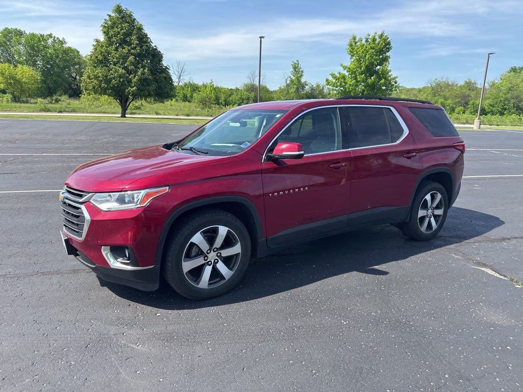 2020 Cajun Red Tintcoat Chevrolet Traverse 3LT AWD SUV