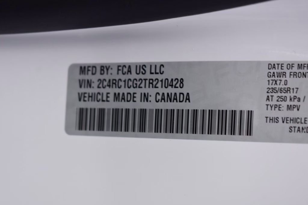 2026 Bright White Clearcoat Chrysler Voyager LX FWD Van