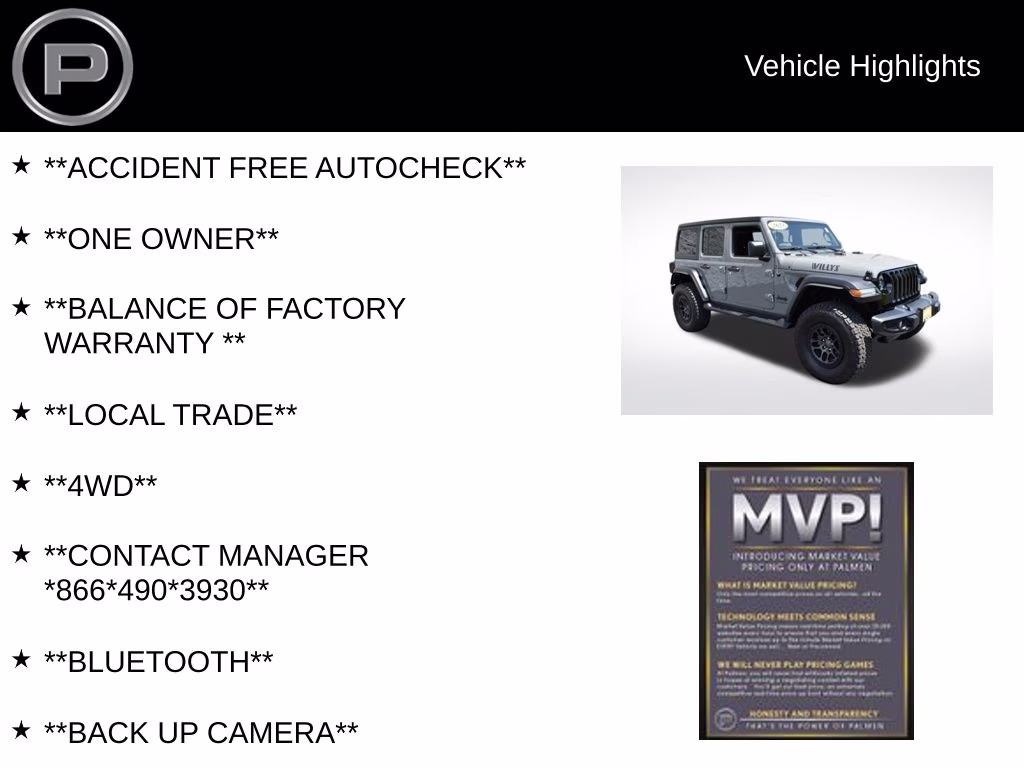 2023 Sting-Gray Clearcoat Jeep Wrangler Willys 4X4 SUV