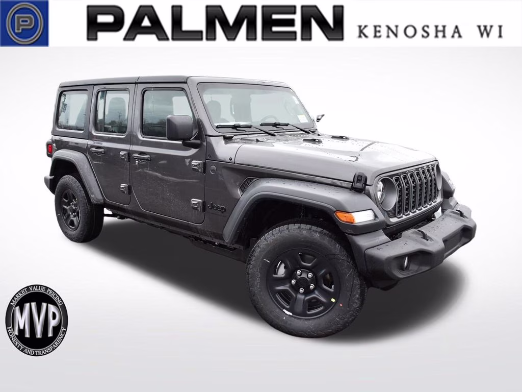 2026 Granite Crystal Metallic Clearcoat Jeep Wrangler Sport 4X4 SUV