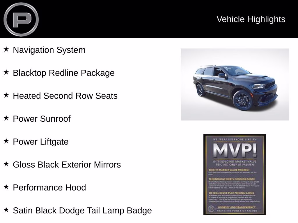 2026 DB Black Crystal Clearcoat Dodge Durango GT Plus AWD SUV