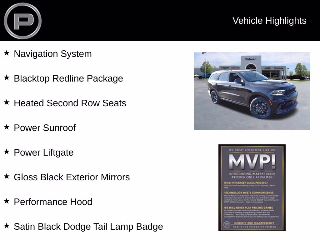2026 DB Black Crystal Clearcoat Dodge Durango GT Plus AWD SUV