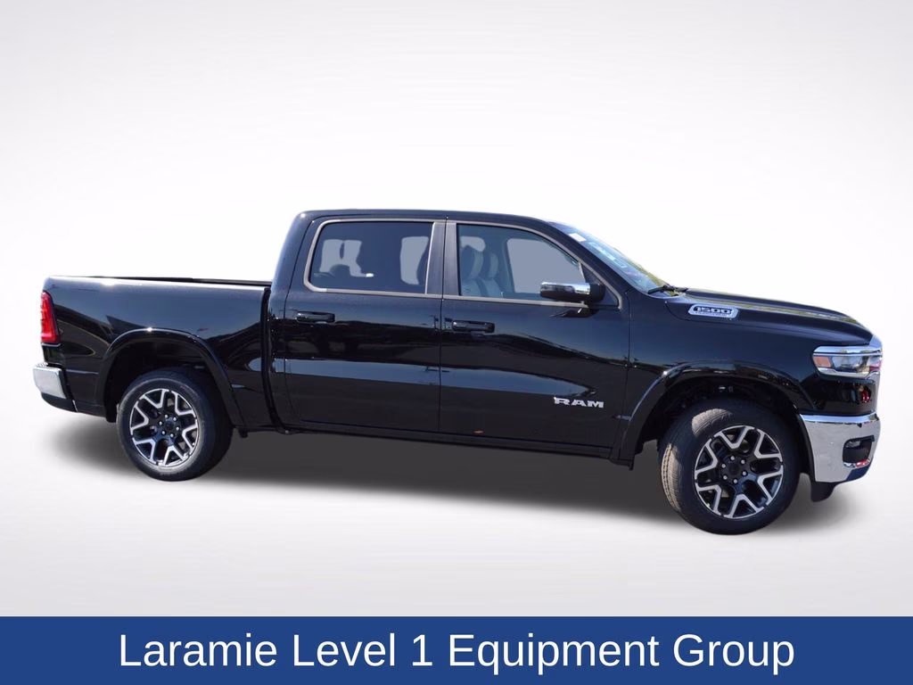 2026 Diamond Black Crystal Pearlcoat Ram 1500 Laramie 4X4 Truck
