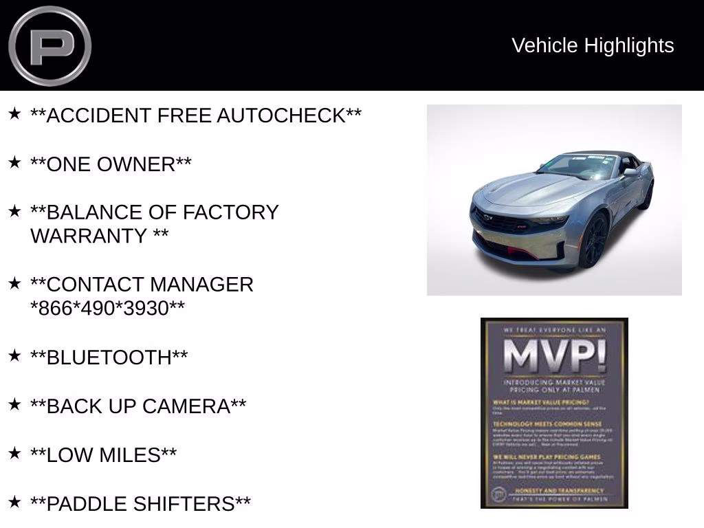 2023 Sharkskin Metallic Chevrolet Camaro 1LT RWD Convertible
