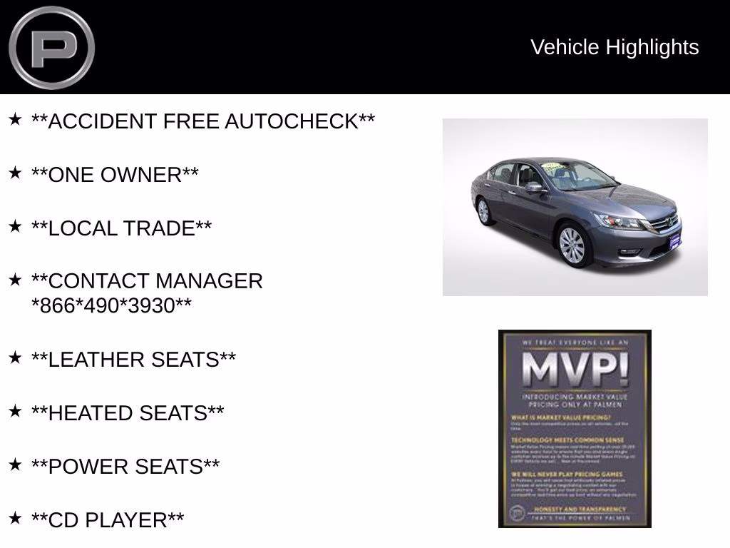 2013 Modern Steel Metallic Honda Accord EX-L FWD Sedan