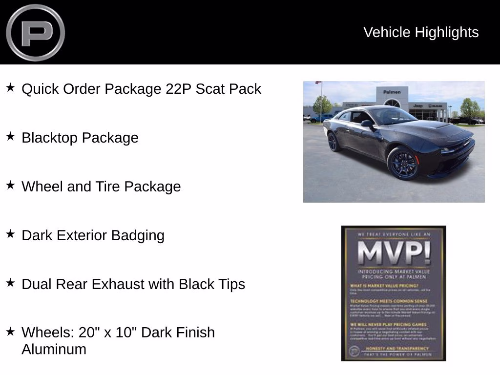 2026 Diamond Black Crystal Pearlcoat Dodge Charger Scat Pack AWD Coupe