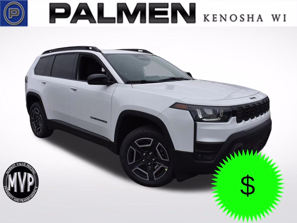 2026 Bright White Clearcoat Jeep Cherokee Limited 4X4 SUV