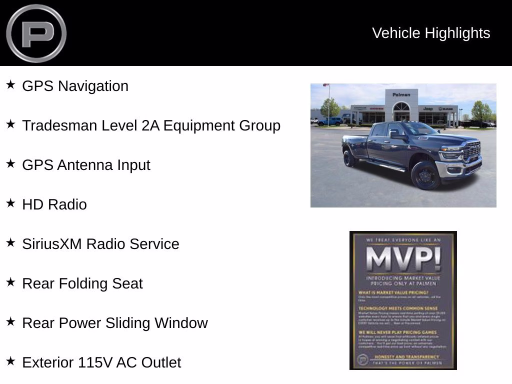 2026 Forged Blue Metallic Ram 3500 Tradesman 4X4 Truck