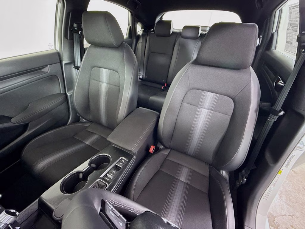 2026 Platinum White Pearl Honda Civic Sport FWD Hatchback